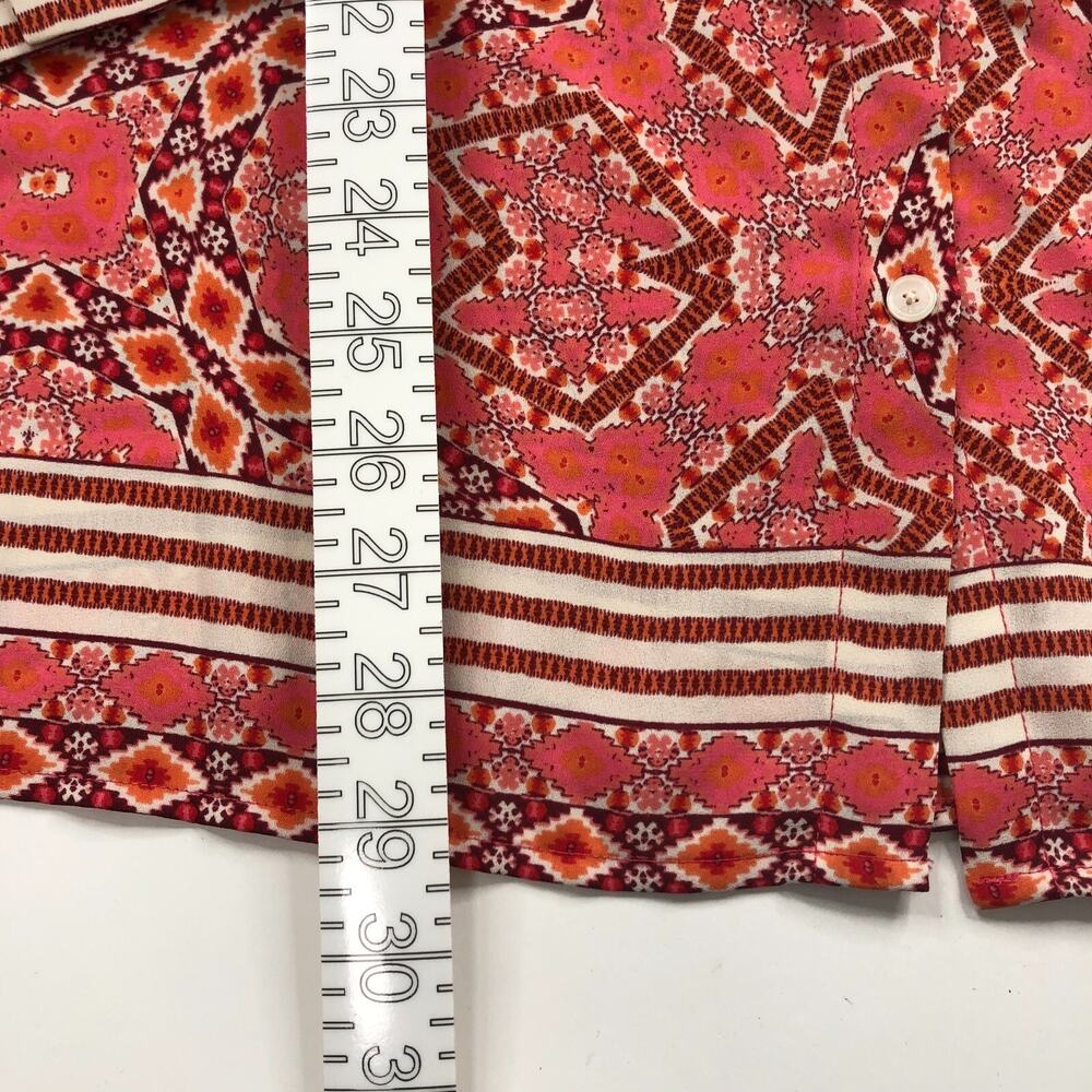 Talbots Plus 3x All Over Print Polyester Button L… - image 6